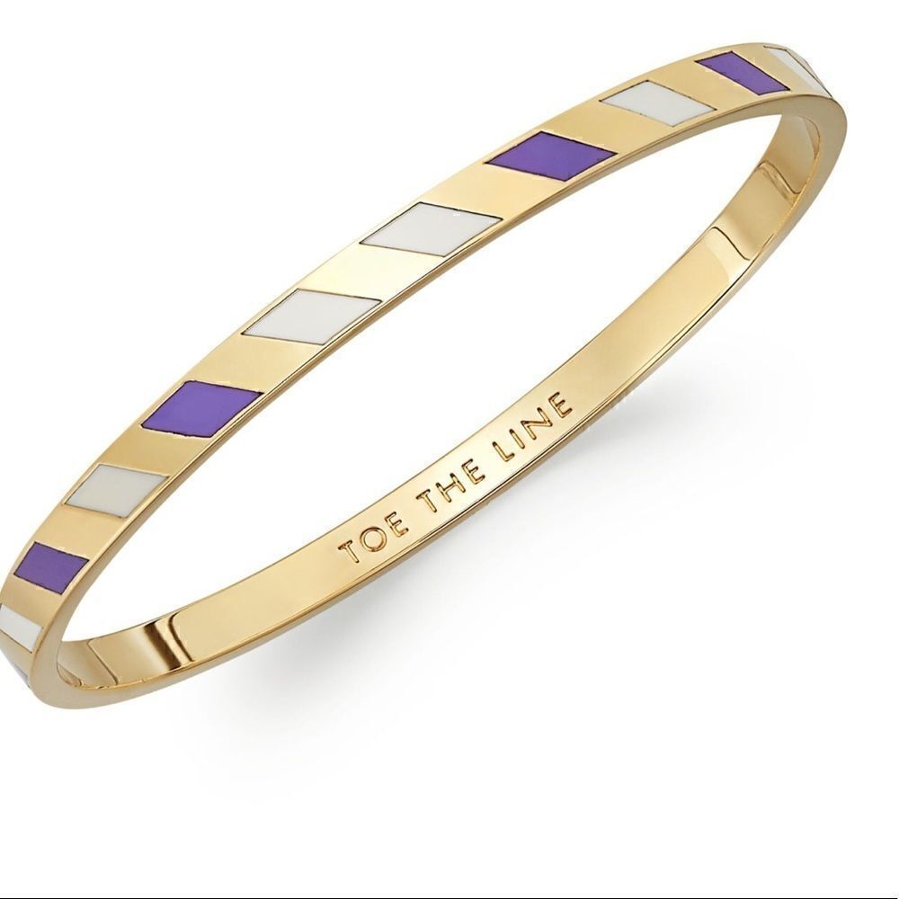 EUC Kate Spade Toe The Line Idiom Bracelet
